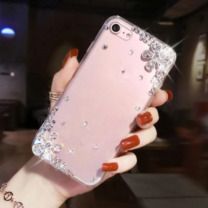 Phone Case G55 5G Butterfly Stone Case for Motorola Moto Edge 50 Fusion Neo Pro G35 G75 G05 G24 G34 G64 Etui Na Telefon Rhinestone Fundas