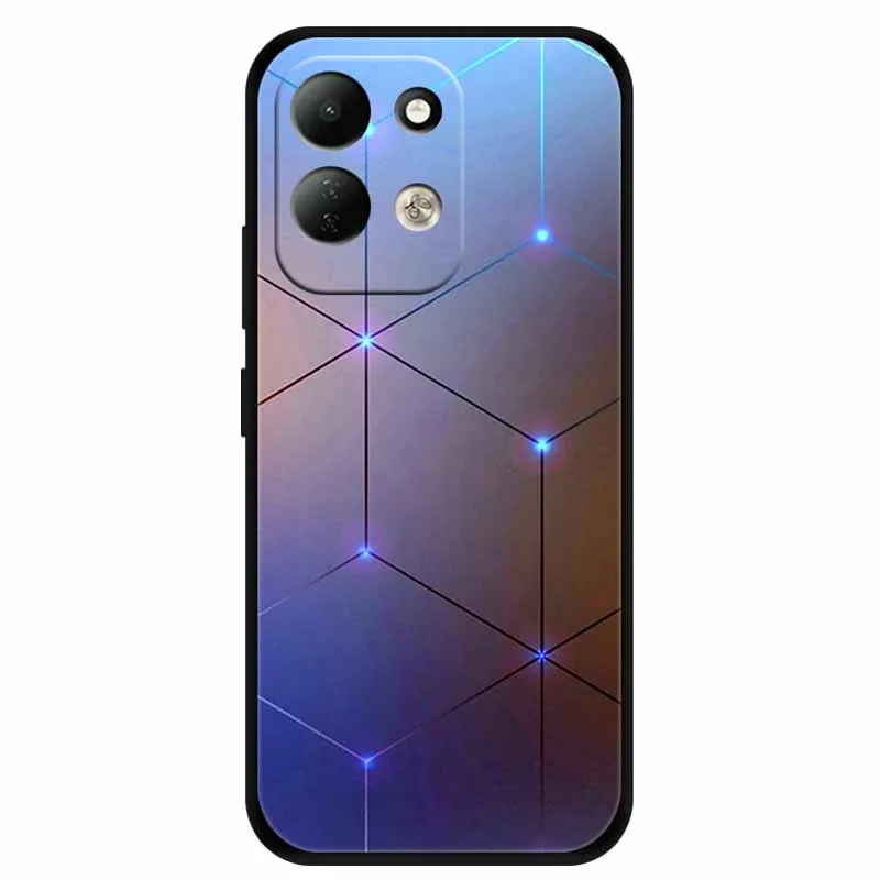 Lion Design Soft Silicone Phone Cover - Black TPU Bumper Case