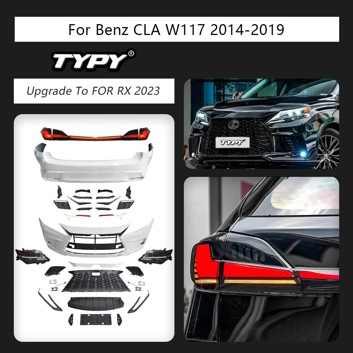 レクサス用フロントバンパーボディキット,レクサスRX 350, RX270 2009