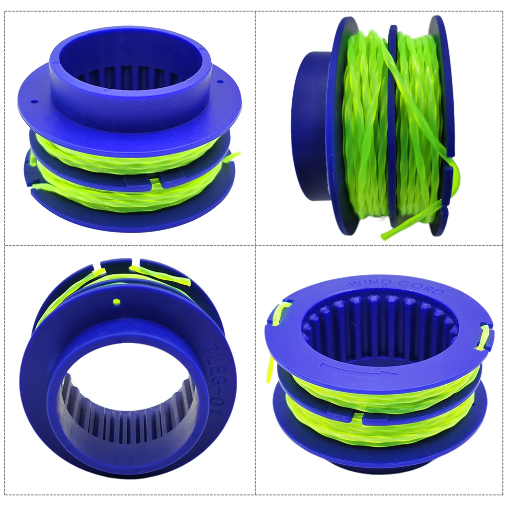 3piece Mower Line Set With 080 Diameter Thread For Smooth Operation Extended Service Life Weed Eater