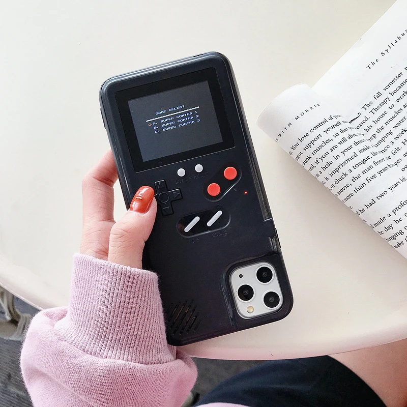 ゲームボーイ電話ケース用6 7 8プラス保護ゲームをプレイテトリススーパーマリオカバーxr Xs 11 12プロマックス Phone Case Covers Aliexpress