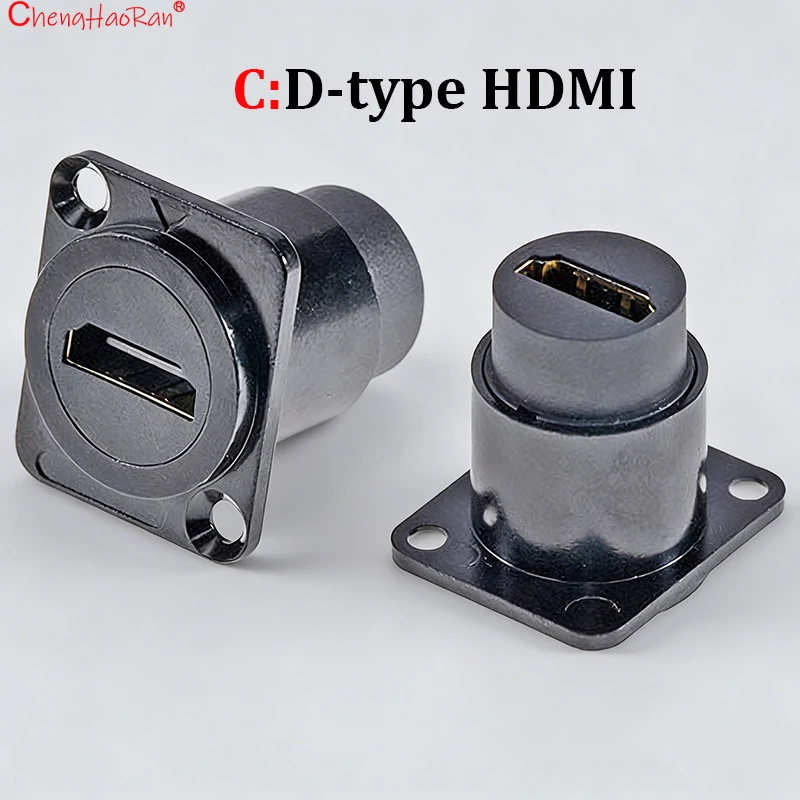 ChengHaoRan 1 Stück Metall D-Typ Modul RJ45 CAT6 USB 3.0 2.0 Typ C Buchse für Netzwerk-Panelmontage Elektronischer Anschluss – Detail 6