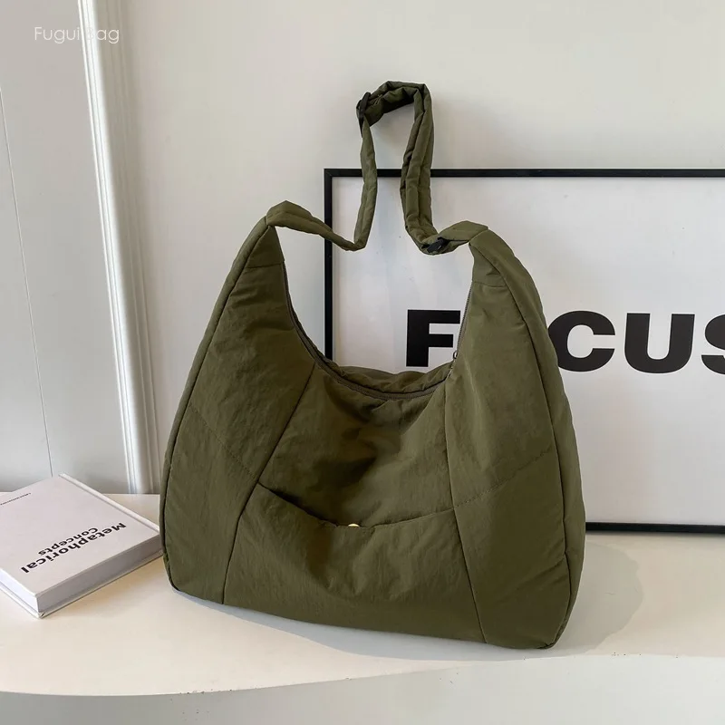 Women's Underarm Bag Single Shoulder Crossbody Bag Large Capacity Commuting Student New Minimalist Handbag Casual and Lazy