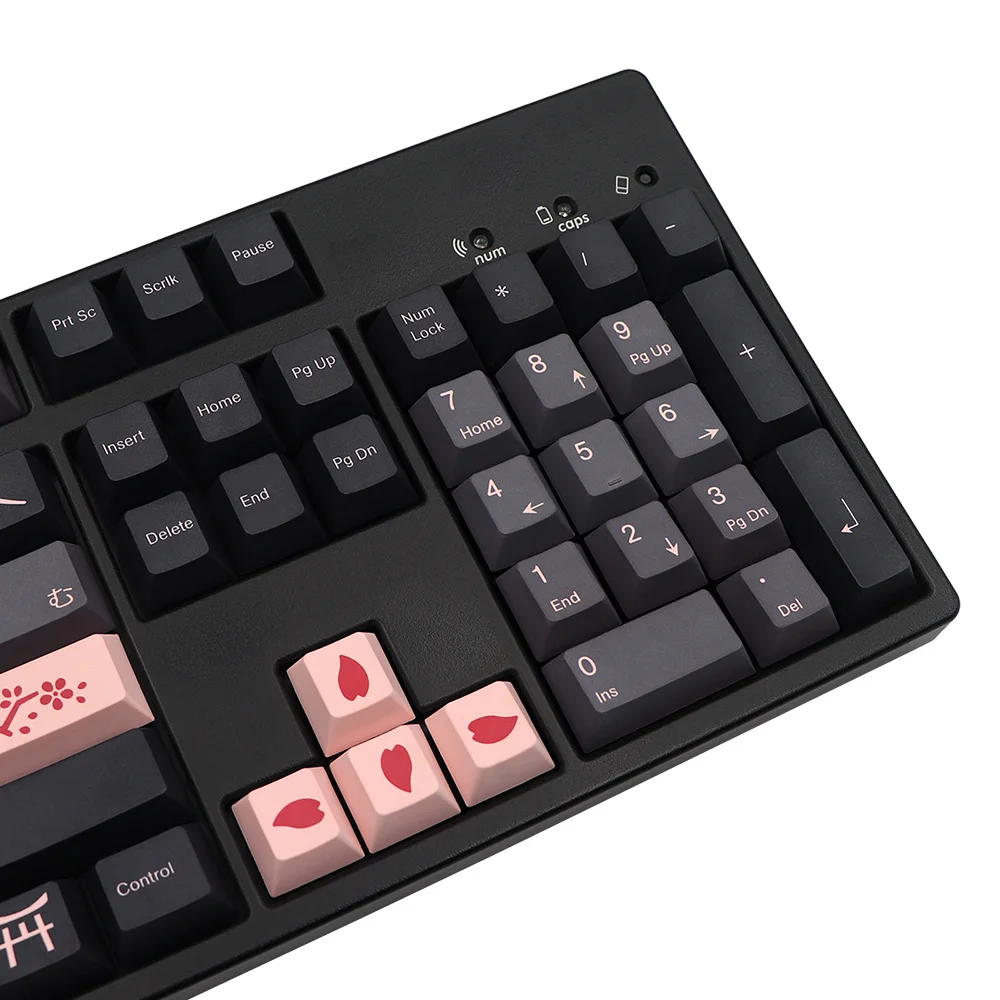 chave noite sakura keycap pbt japonês keycaps para teclado mecânico gmk keycap