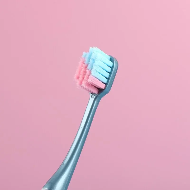 패밀리 칫솔 세트 프리미엄 칫솔 10,000 강모, 대나무 숯 나노 칫솔, 매우 부드러운 구강 관리, 5 개