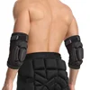 1 Pair Ski Snowboard Elbow&Knee Pads with Straps Cycling Knee Support Protector Dancing Knee Sleeves Basketball Elbow Knee Brace 3