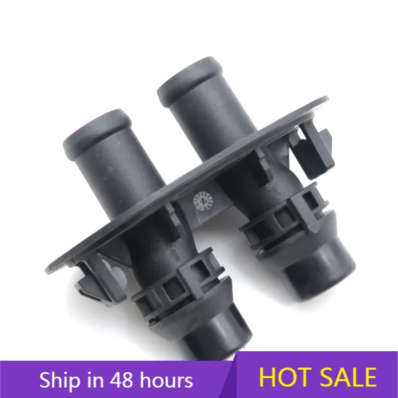 Warm Air Water Pipe Connector Double Pipe Interface for Audi Q5 8R0122291 Black High Quality Durable Solid Auto Accessories