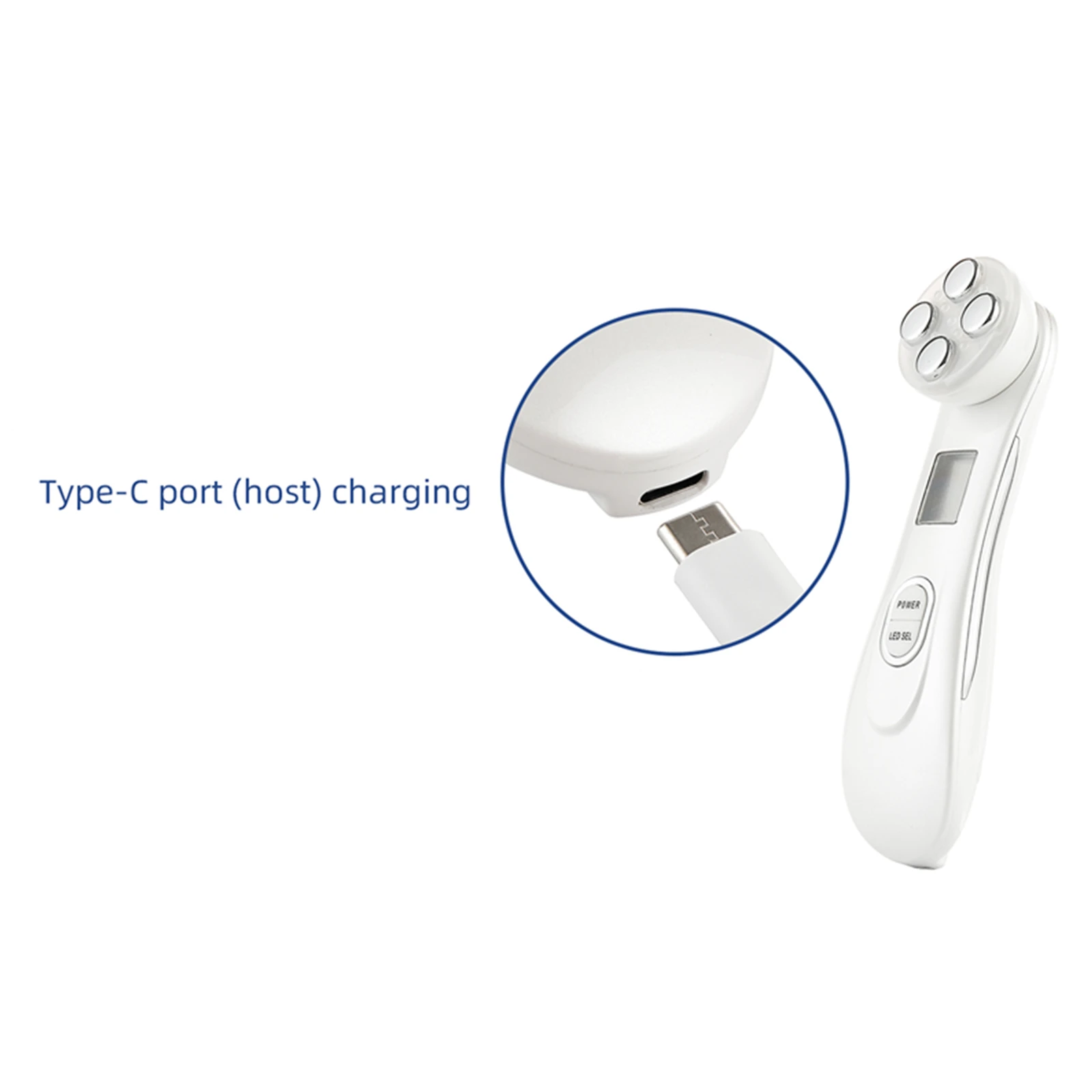 5-IN-1 RF Radio Frequency EMS Electroporation LED Photon Beauty Device Skin Lifting Tighten Anti-Wrinkle Skin Care Face Massager 6