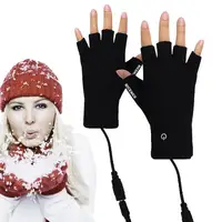 Winter Electric Heated Gloves USB Rechargeable Hand Warmer Heating Gloves Thermal Touch Screen Waterproof Motorcycle Gloves 1
