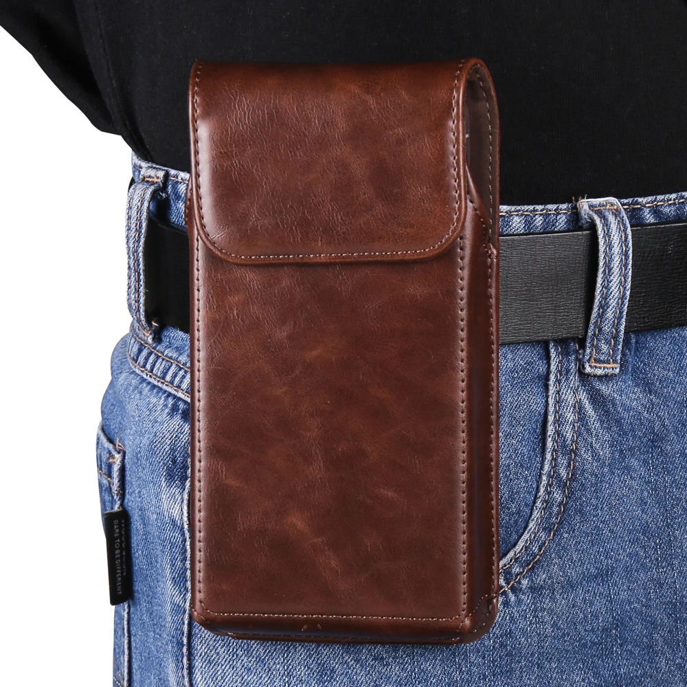 Kuh Leder Gürtel Clip Telefon Tasche Männer Taille Beutel Für Samsung Galaxy S24 Ultra S23 S22 S21 plus S20 FE Hinweis 20 Handy Fall Holster