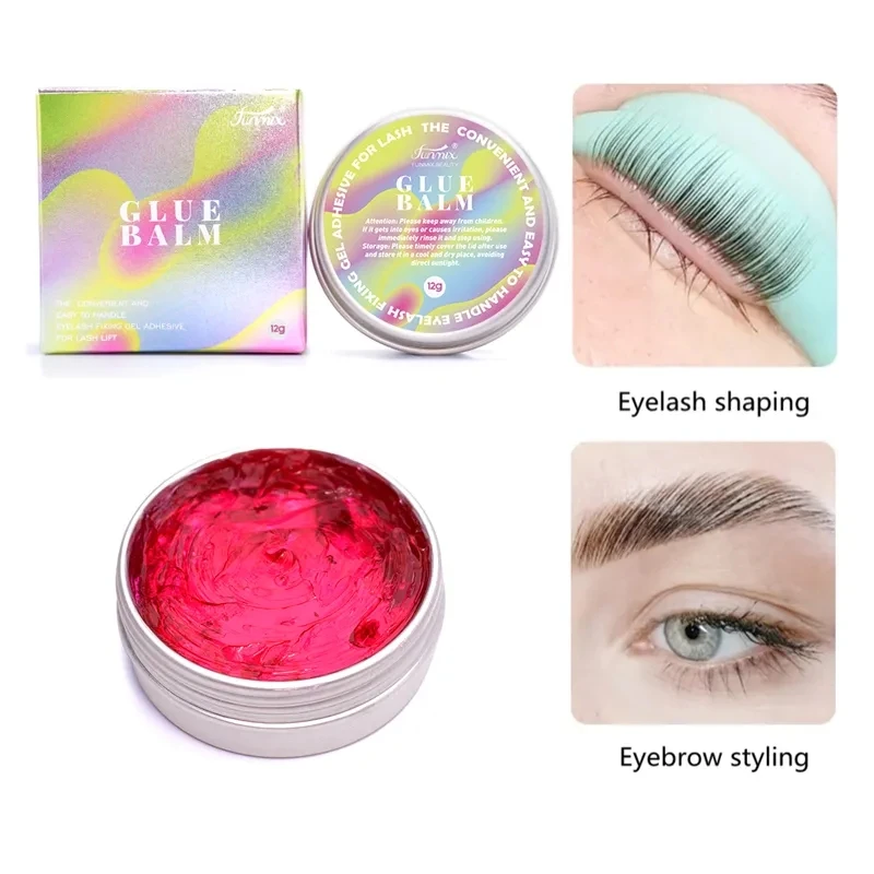 12g Lash Lift Solid Glue Balm Waterproof Eyebrow Eyelashes Lifting Fixed Agent Odorless 10 Seconds Fixing Eyes Make Up Tools 2