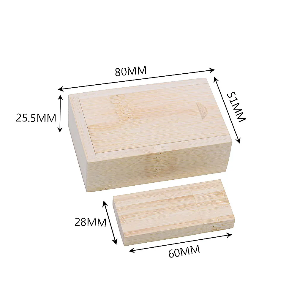 USB 플래시 드라이브 펜드라이브, 나무 USB 3.0, 선물용 메모리 스틱, 상자 포함, 무료 사용자 정의 로고, 4GB, 8GB, 16GB, 32GB, 64GB, 10 개/로트