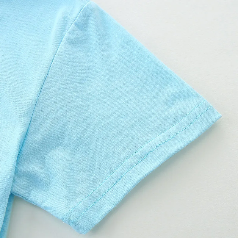 Blue New Design Boys T Shirts Cartoon Sea Sharks Children's Clothing t shirts Cotton Baby Boys Tops Tees Clothes