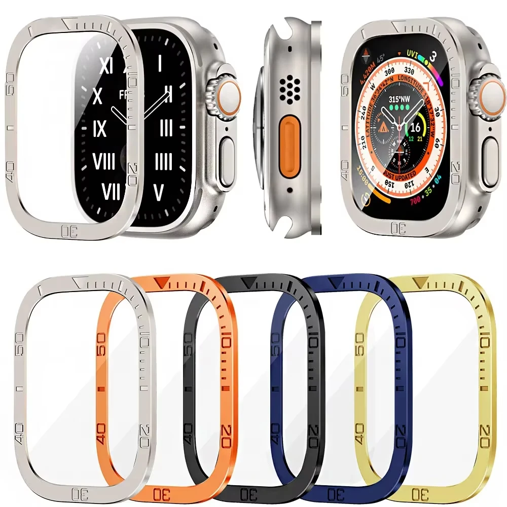 لساعة أبل الترا 49 مللي متر إطار معدني من التيتاني...