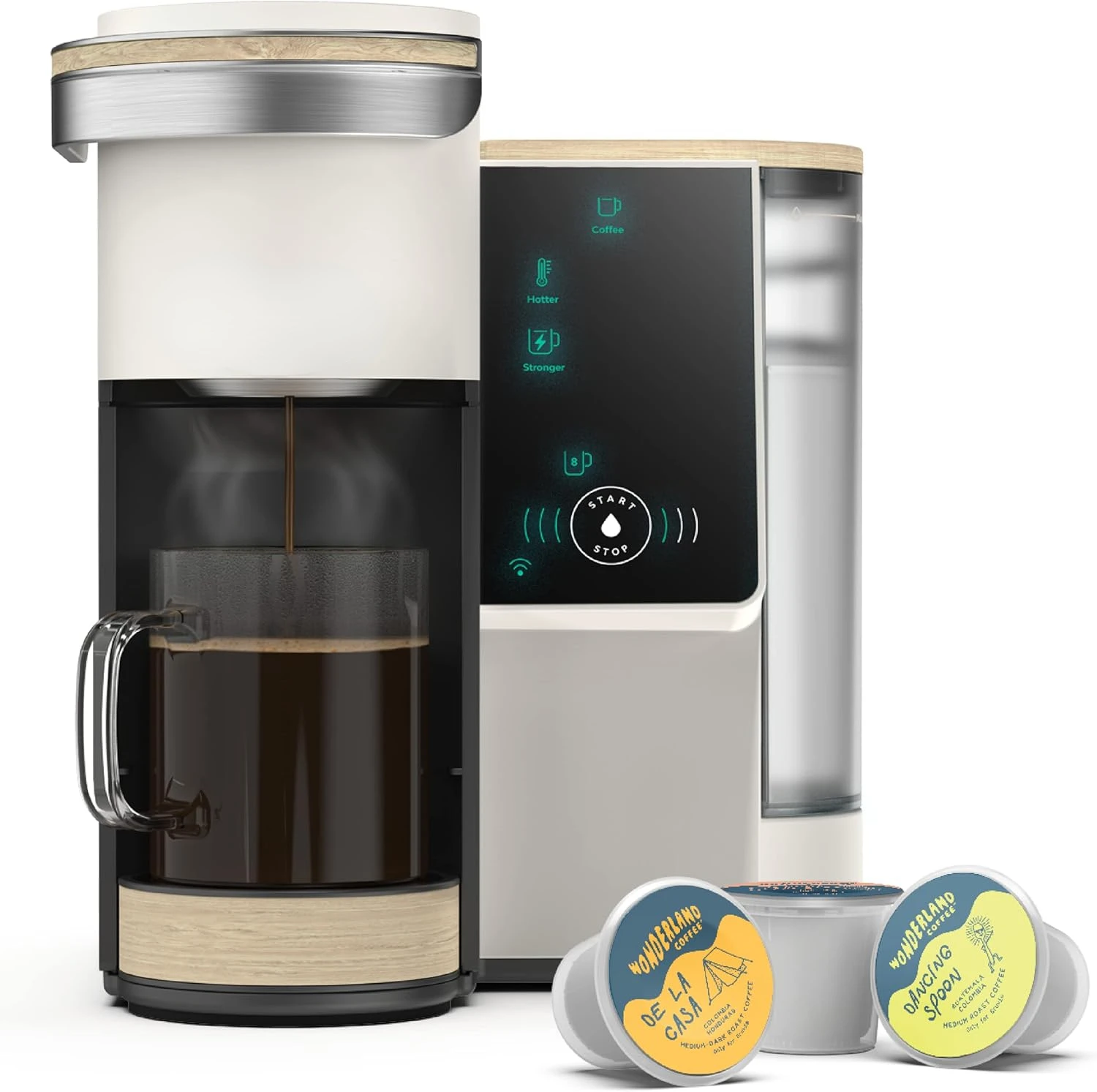 

Bundle | Single-Serve Coffee System | Includes 20 Coffee and Espresso B-Pods + Coffee Brewer + Premium Water Filter Kit Falafel