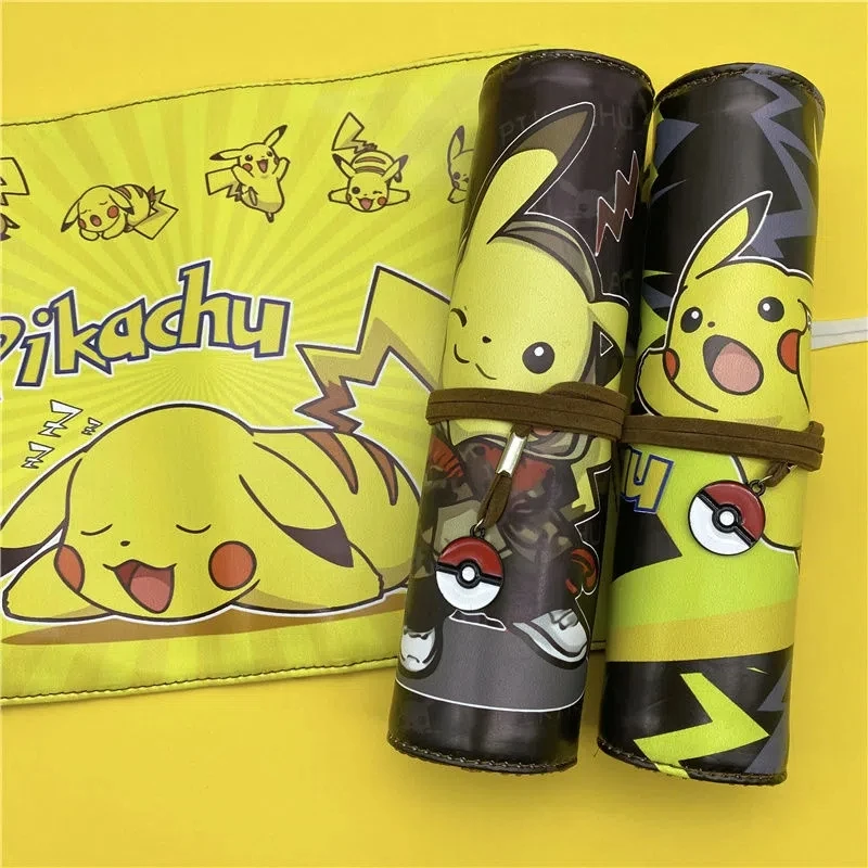 Anime Pokemon School Pencil Cases Pikachu Kids Students Stationery