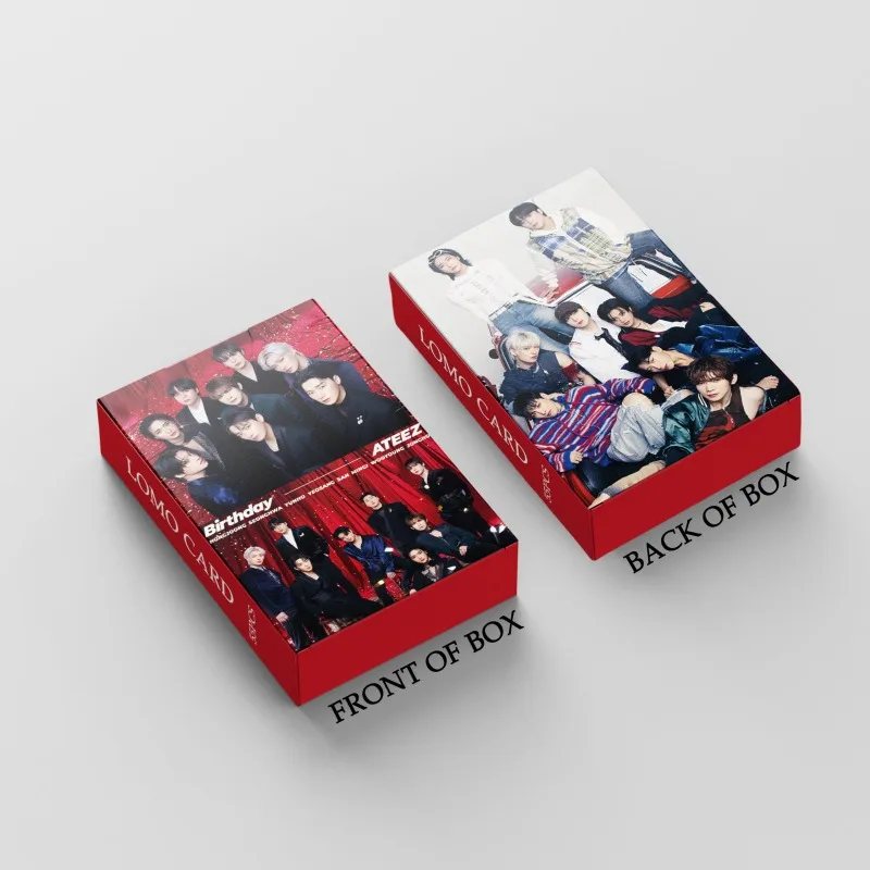 55pcs/set Kpop ATEEZ BIRTHDAY Photo album Lomo Cards photo album,lomo cards,album cards