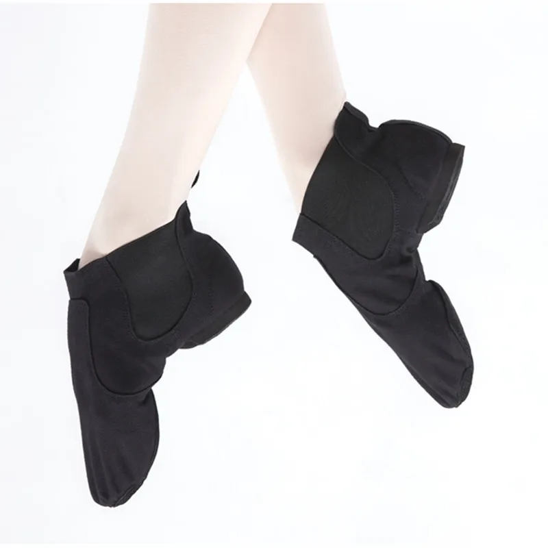 Adult High-top Canvas Jazz Boots Indoor Gym Dance Practice Soft Bottom Shoes Lady Teacher Dancing Shoe dance shoes