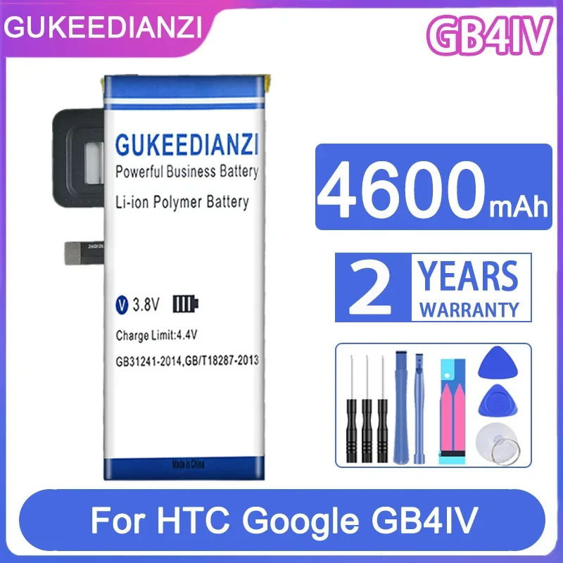 

Сменный аккумулятор GUKEEDIANZI 4600 мАч для HTC Google GB4IV