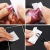 100/200/300Pcs Nail Wipe Cotton Pads Gel Nail Polish Acrylic Remover Lint Free Cotton Nail Wipes 6