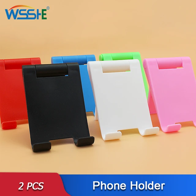 Phone holder Plastic support telephone portable Mobile stand 6 Colors  Smartphone holder For iphone 12 mini samsung s21 oneplus 9