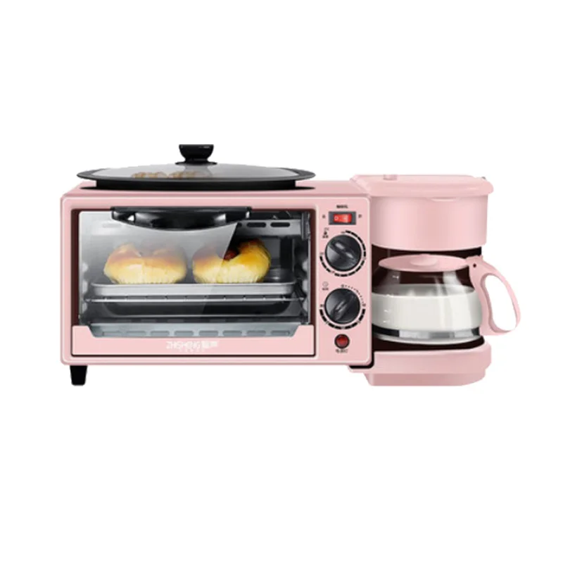 

Breakfast machine household three-in-one multi-function toaster sandwich electric oven