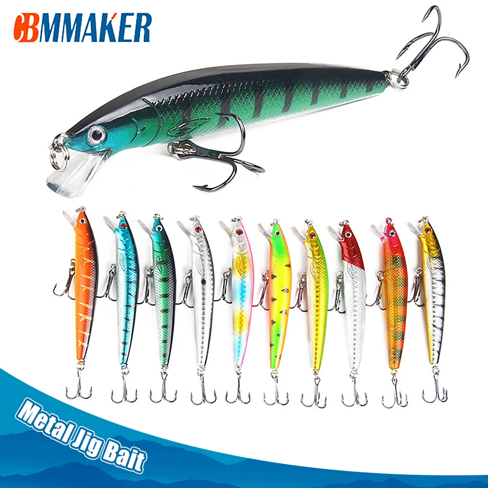 

Metal Jig Fishing Lure 70mm 8g Wobbler Artificial Plastic Hard Bait Fishing 3D Eyes Tackle Artificial Bait Tackle Fishing Tools