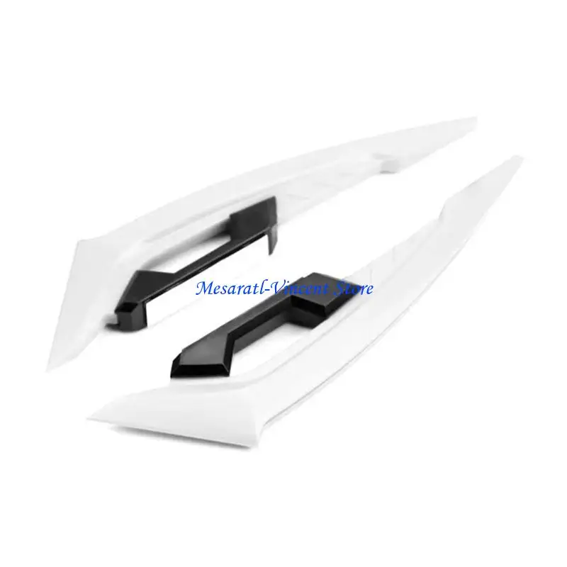 A70F 2 Stück Motorrad-Vorderseitenspoiler, aerodynamische Klauen-Winglets, geeignet für Elektroroller, stilvolles und stabiles – Detail 7