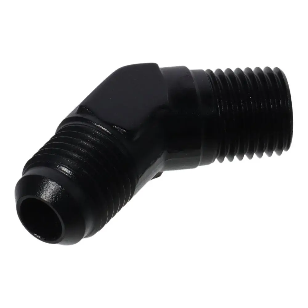 

1Pc Aluminum Straight Car Assessories Parts Black 6AN Male Fuel Fitting For Car