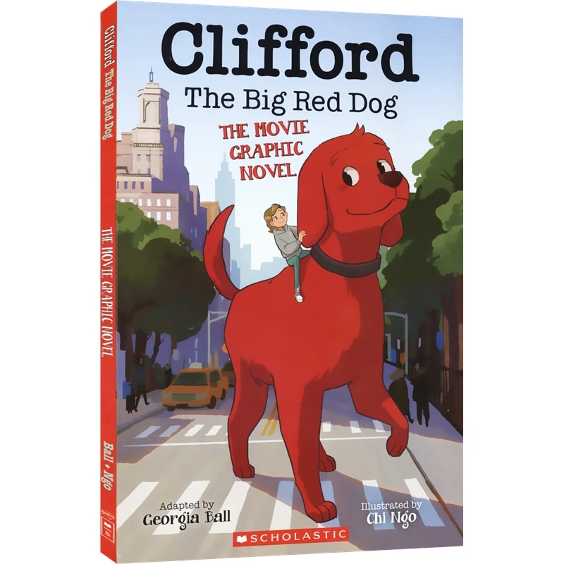 

Clifford the Big Red Dog Movie графический роман, детские книги для возраста 7 8 9 10, английские книги, графические романы 9781338665109