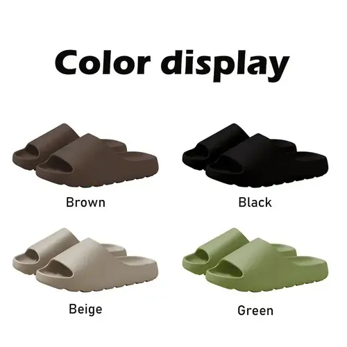 Coconut Slippers Cloud Thick-soled Sandals Summer Fashion Soft Bottom Beach Men Slippers Women's Sandals EVA Slides - Image 5