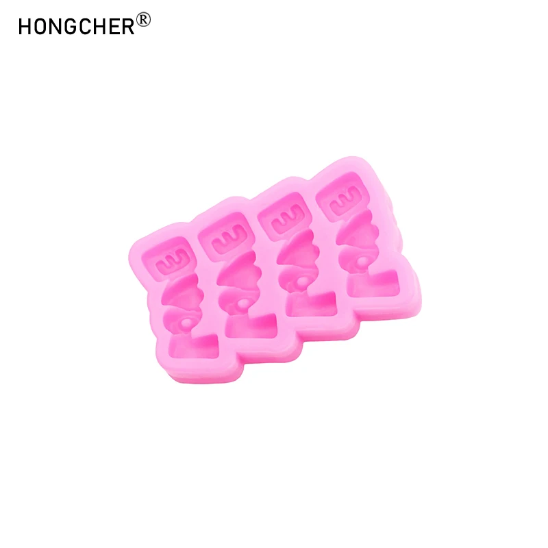 Wirbel Herz Pentagramm Runde Süßigkeiten Silikonform handgemachte DIY Haarspange Materialien Harz Zubehör Bastelform – Detail 21