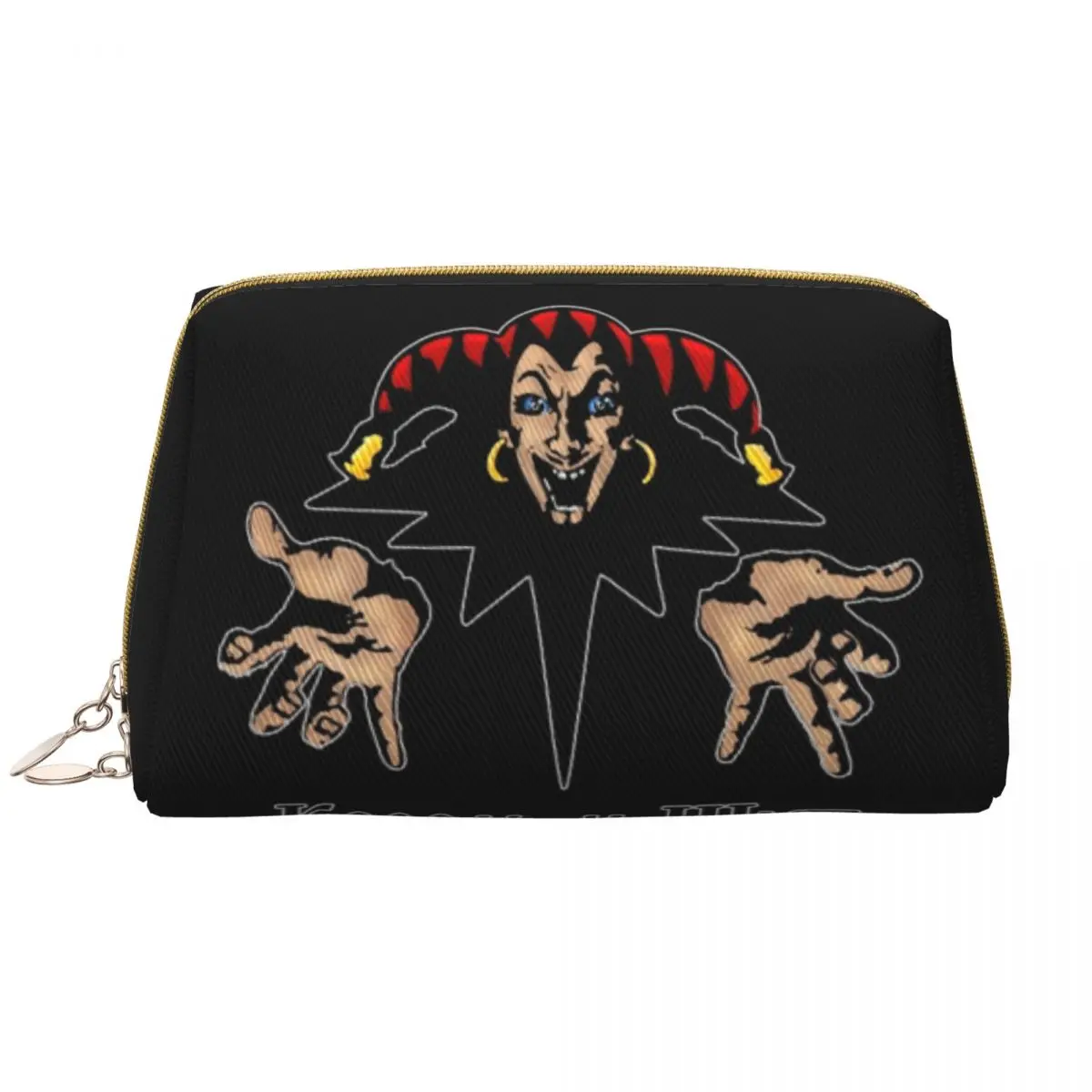 

Korol I Shut Travel Toiletry Bag Russian Horror Punk Band The King and Jester Cosmetic Makeup Organizer Beauty Storage Dopp Kit