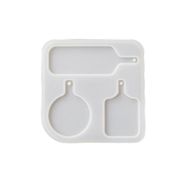 Miniature Food Candy Biscuits Tray Silicone Mold Mini Dessert Tray Plate Uv Resin Mold Food Play Round Keychain Silicone Mold