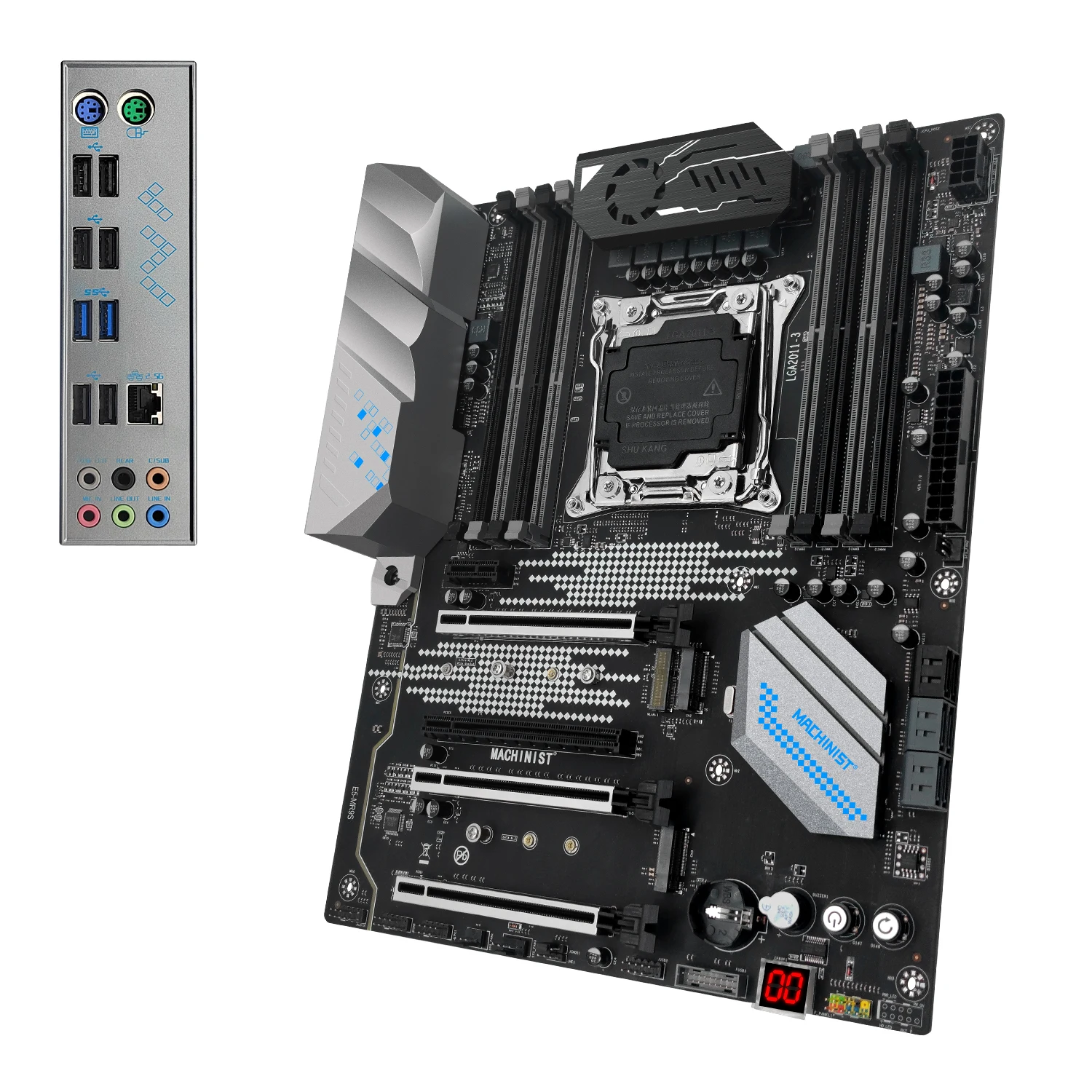 Machinist X99 MR9S motherboard LGA 2011-3 Support Xeon E5 V3/V4 series processor NVME M.2 M.2 USB 3.0 four channel 8 memory slot