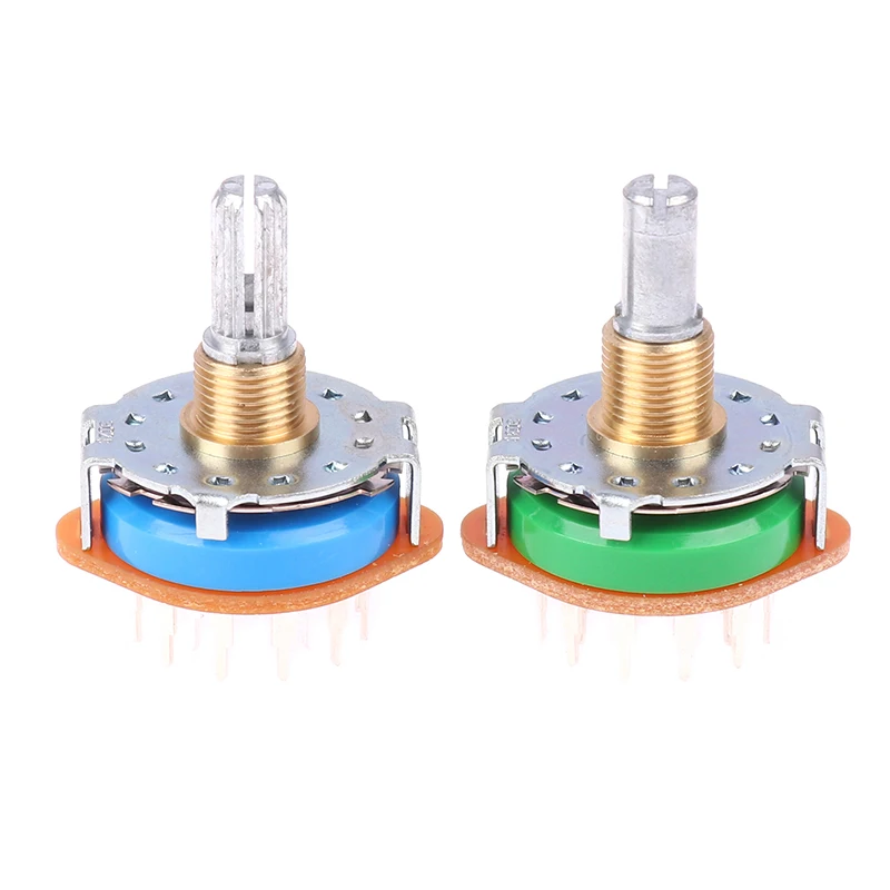 

ALPS Band Rotary Switch SRRM433700 4 Pole 3 Position SRRM342800 3 Pole 4 Position Amplifier Signal Switch 20mm Plum Round Shaft