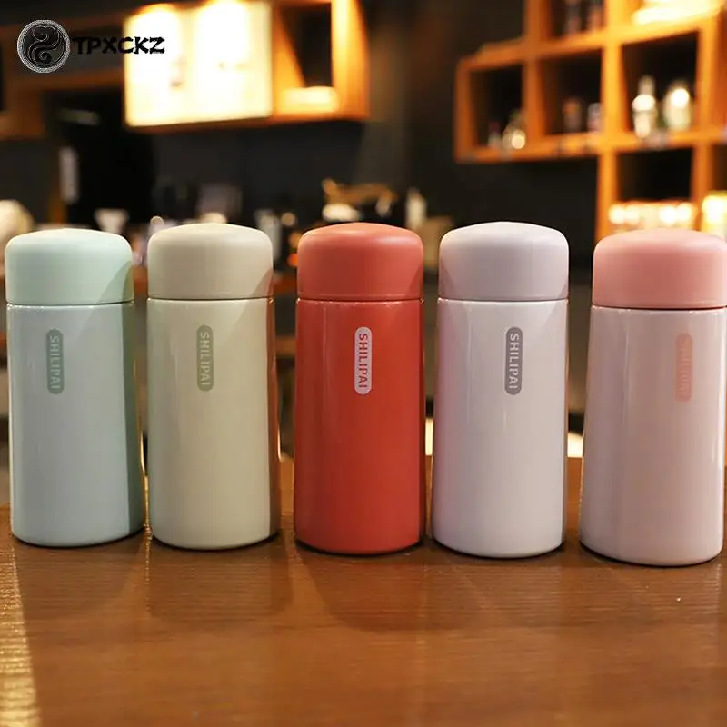 Water Bottle Thermal Mug Stainless Steel Thermos Bottle Thermal Water Bottle Stainless Steel Water Bottle Stainless Steel Cup Stainless Steel Thermos Cup Stainless Steel Thermal Container 150ml 304 Mini Cute Stainless Steel Thermos Cup Ultra Compact Portable Leak Proof Male and Female Student Fashion
