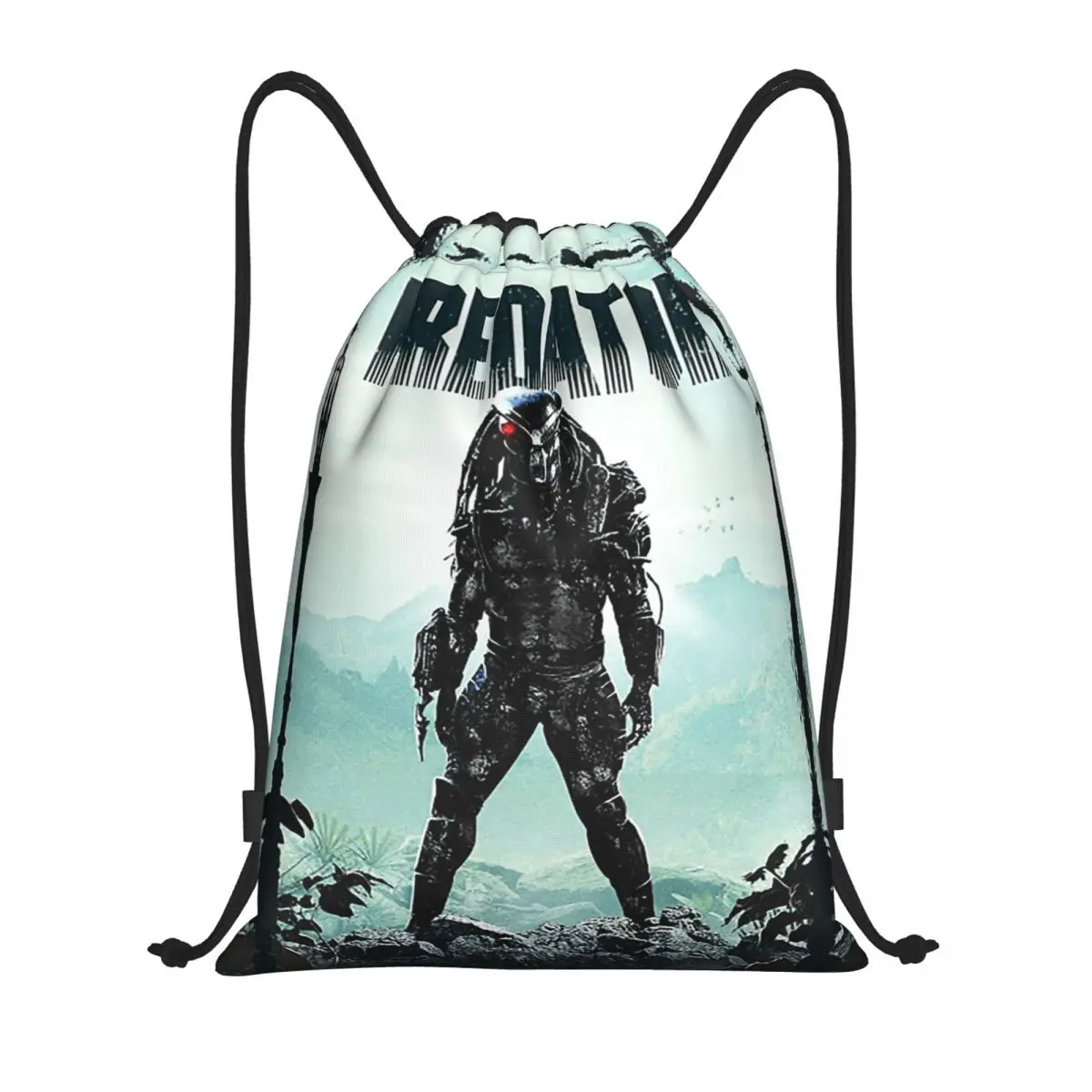 

Drawstring Bags Gym Bag Predator Movie Alien 29 Cozy Funny Graphic Backpack Drawstring Backpack Joke