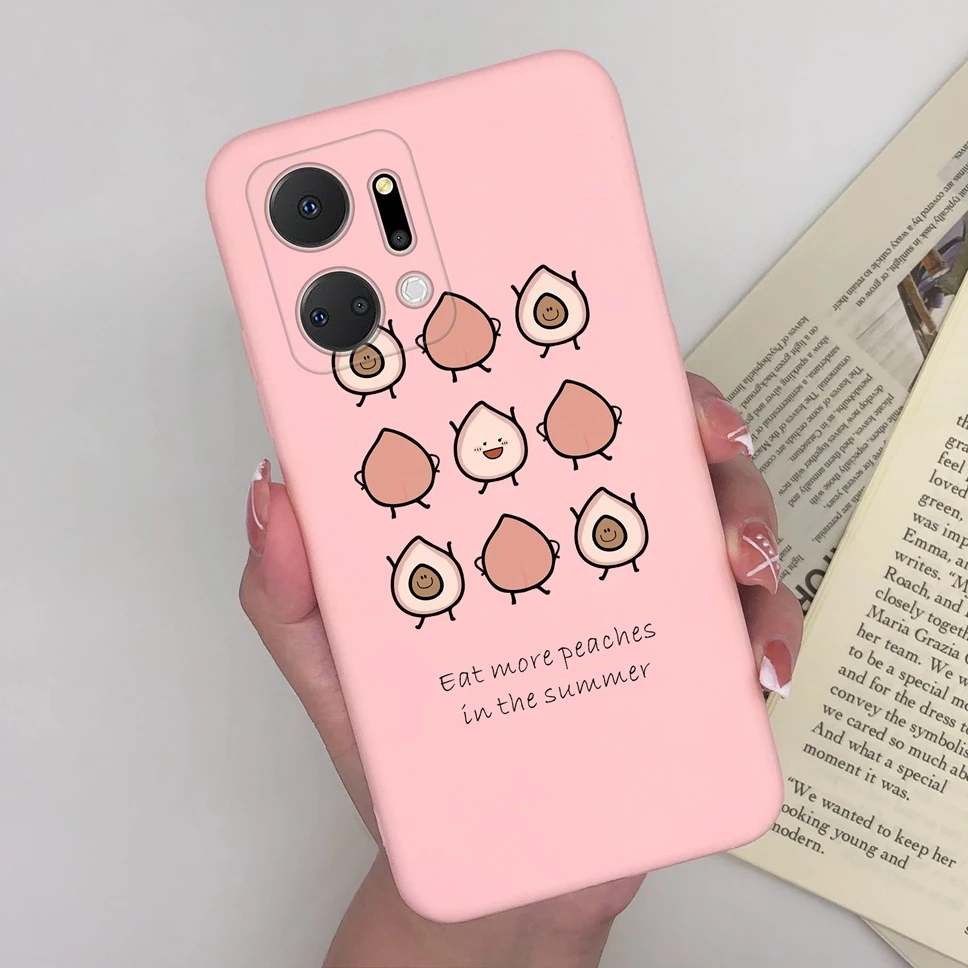 Soft Silicone Cute Fashion Heart Avocado Back Cover Phone Case Bumper s Coque