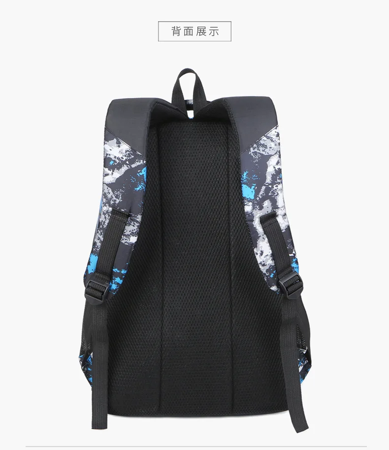 Lässiger Unisex-Rucksack für Mittelschüler und Oberschüler, große Kapazität, leichte Schultaschen, Geschenke 2026 – Detail 20