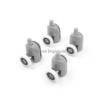 8 * ห้องอาบน้ํา Cabins Pulley & ห้องอาบน้ํา Roller/นักวิ่ง/ล้อ/รอกเส้นผ่านศูนย์กลาง 4 Double Top + 4 Singel ด้านล่าง 3