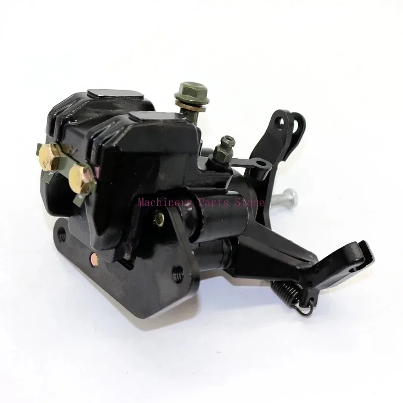 Blaster 200 Rear Caliper Hydraulic Rear Brake Caliper With Pads For Yamaha Raptor 350, Blaster 200, ATV &ndash; Black Coated, 1-Piston ATV Brake Replacement Part
