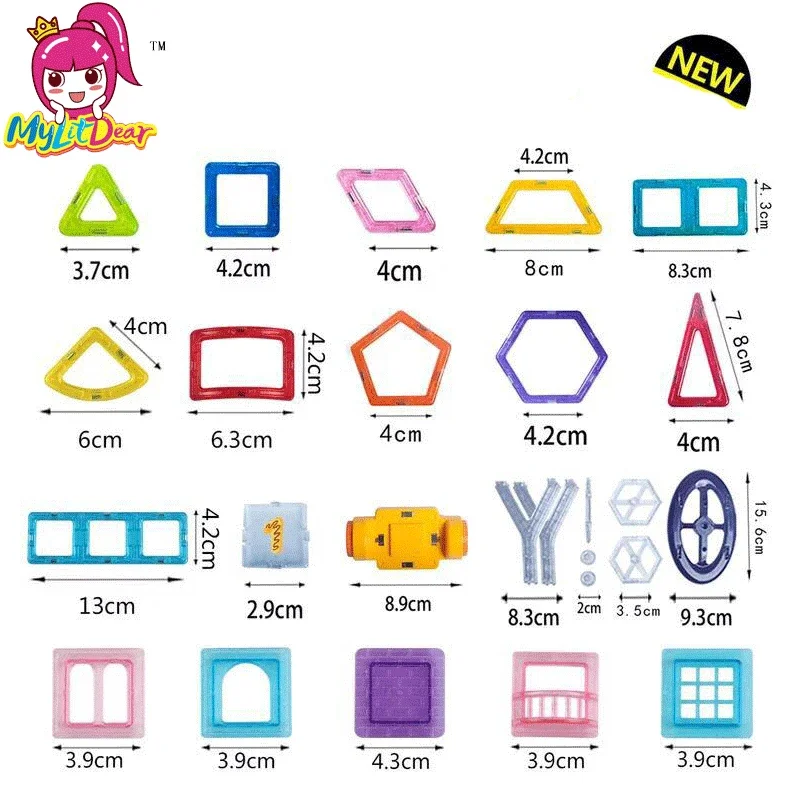 Mini Magnetic Blocks DIY Magnetic Construction Toys Designer Model Building Educational Toys for Children Gifts 1PC,magnetic building blocks,magnetic assembly toy,magnetic alphabet toys