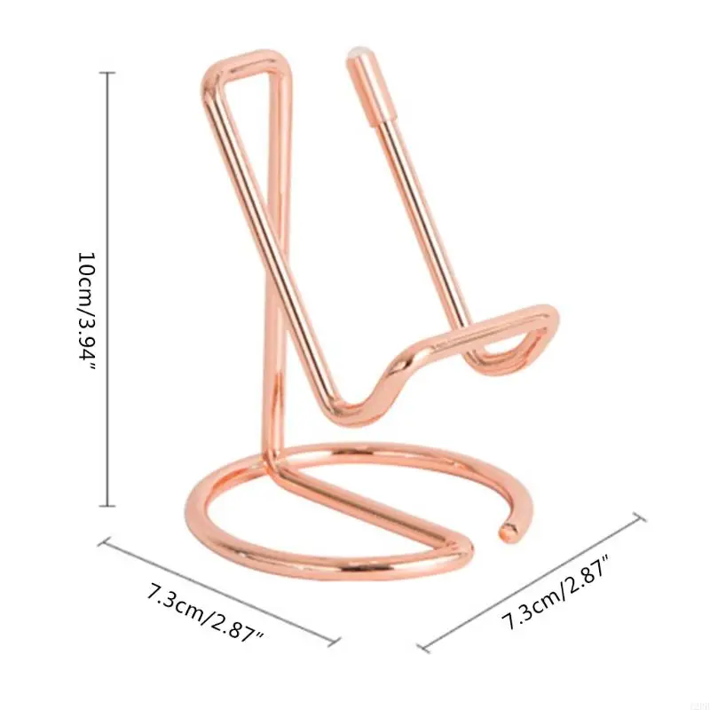 12PB Metal Support Holder Dining Table Dishes Plated Decor Bracket for Home Dormitory Small Night Light Bracket