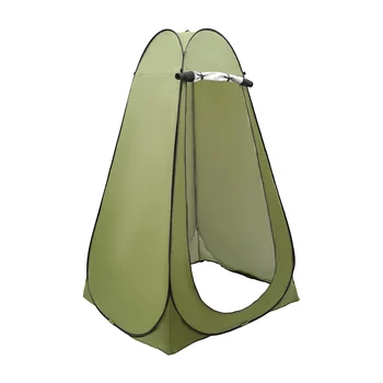 Foldable Outdoor Camping Tent Portable Shower Tent Privacy Changing Room for Seaside Beach Travel Removable Portable Toilet Tent 4