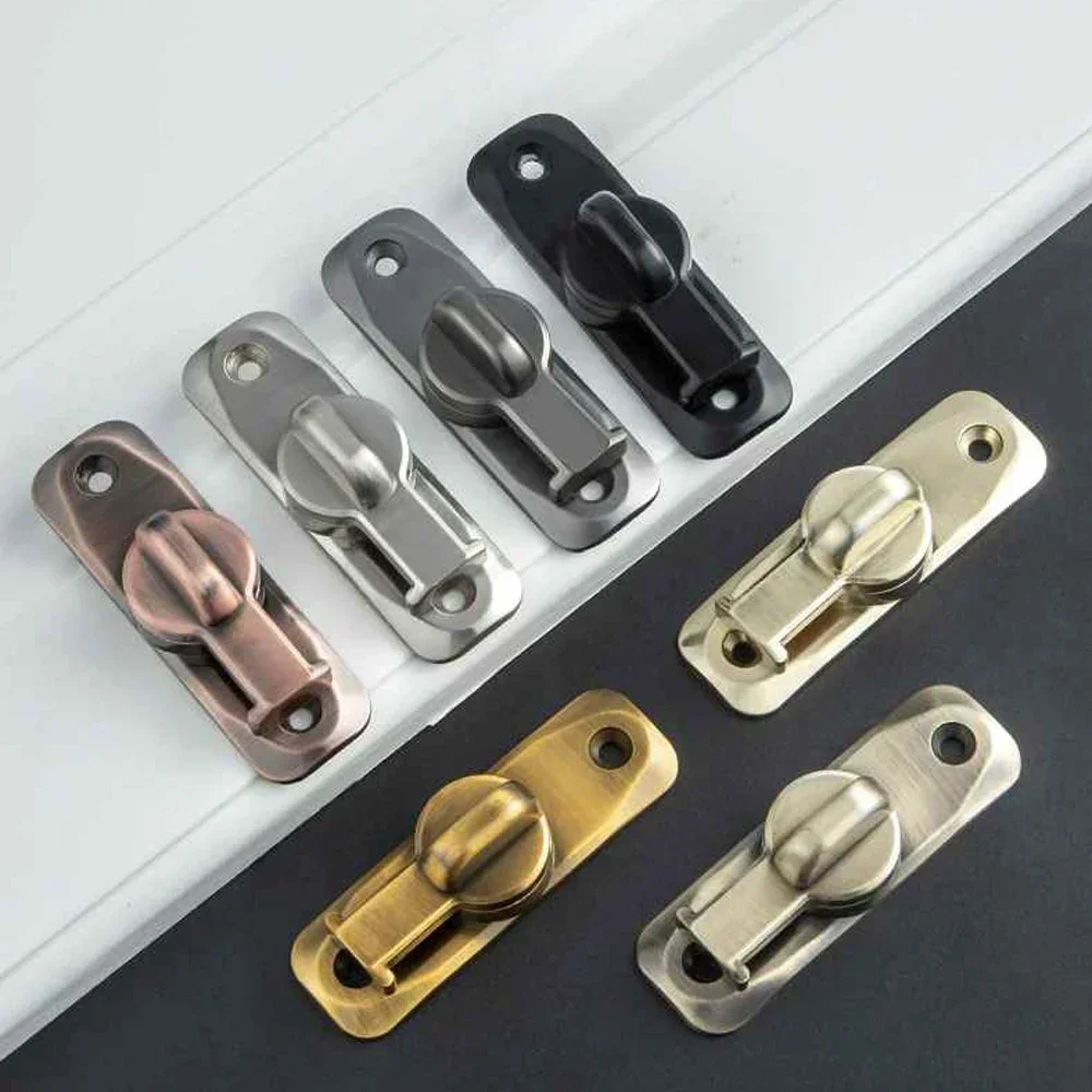 90/180&deg; flip gate latch door lock anti-theft zinc alloy