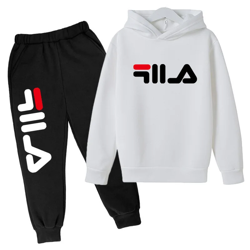 Kids Autumn Spring Trend Casual Tracksuits 3-14 Years Boys and Girls Hoodie+Pants 2pcs Suits Children Daily Outfits Clothes Sets 6