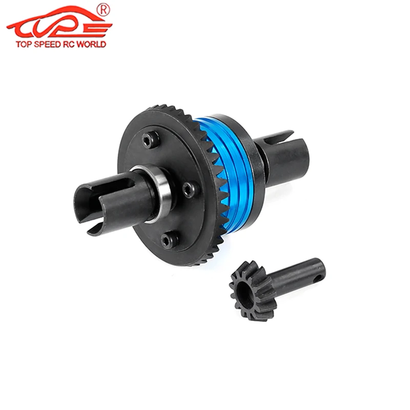 

Upgrade Parts CNC Metal Split Diff Case Differential Gear Assembly Kit (Front Rear Same) for 1/5 Rc Car Rovan ROFUN F5 RF5 Parts