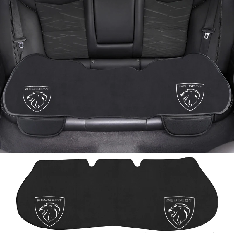 Car Seat Cushion Non Slip Cover Ice silk Velvet Plush For Peugeot 206