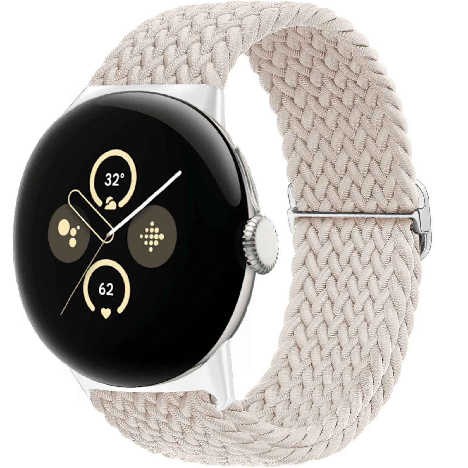 Enhanced Elastic Braided Smartwatch Wristband Bracelet - 41mm